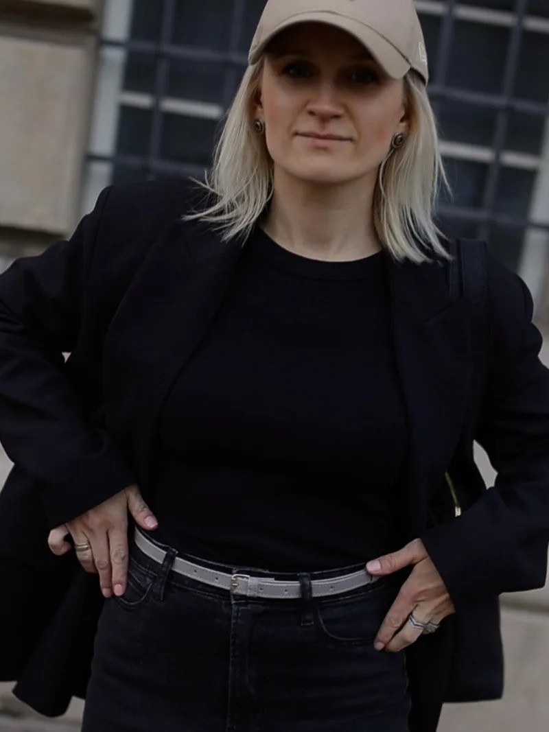 Pasek do spodni KLARA kaszmirowy szary — 15 mm