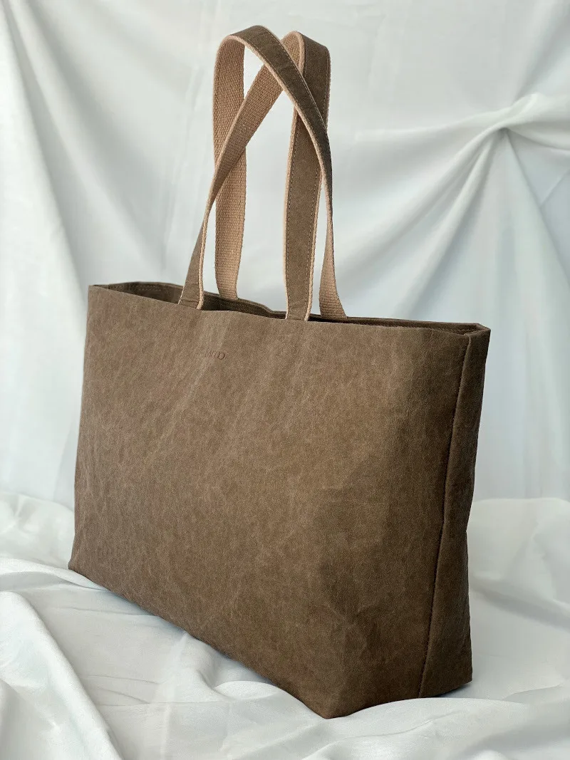 Shopperka HOLLY taupe — torebka ze skóry celulozowej