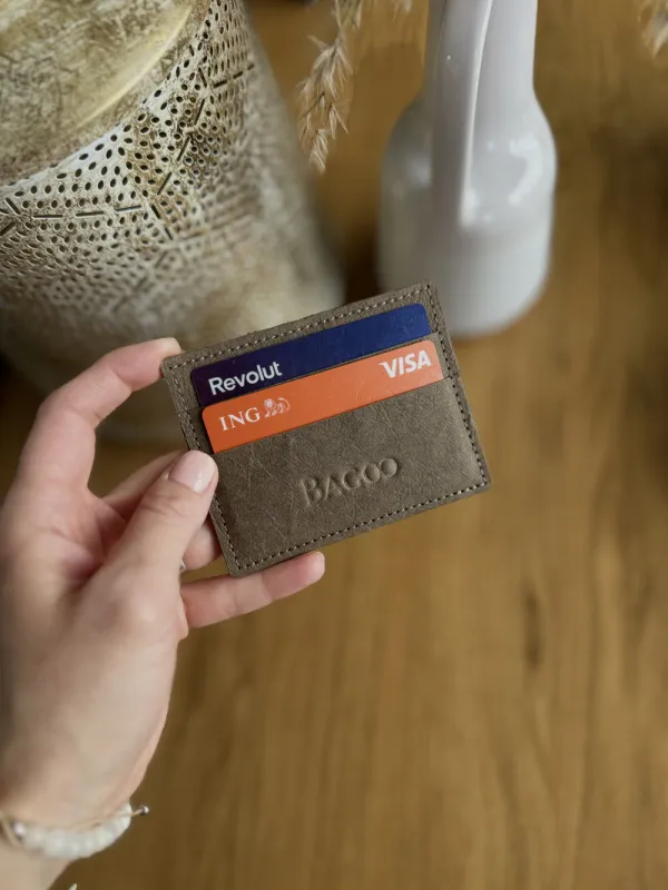 Etui na karty CARD HOLDER taupe