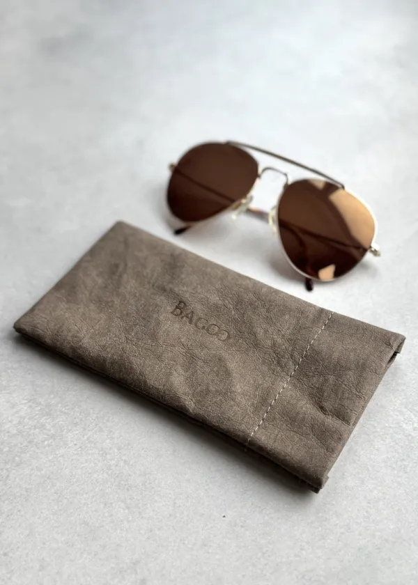 Etui na okulary taupe