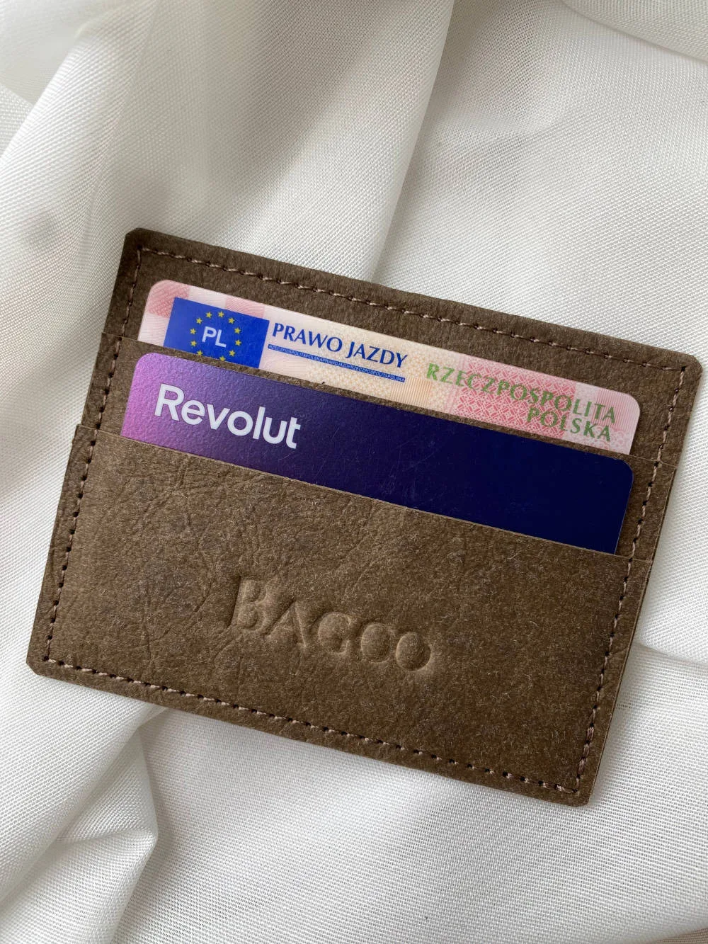 Etui na karty CARD HOLDER taupe